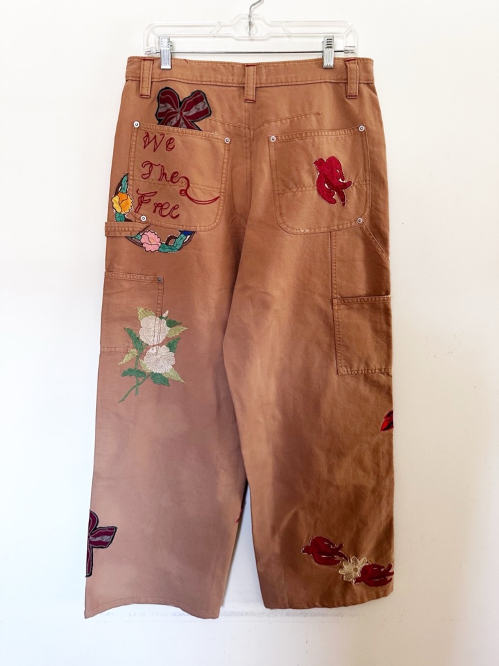 Free People We The Free Bright Time Embroidered Craft Pants - Picture 12 of 13